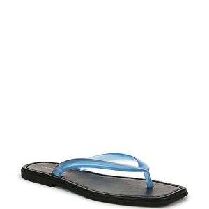 Veronica Beard New Clea Jelly Thong Royal Blue Samdals Size 6